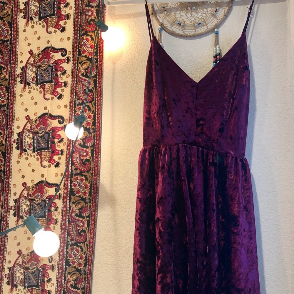 Urban Outfitters Velvet Romper